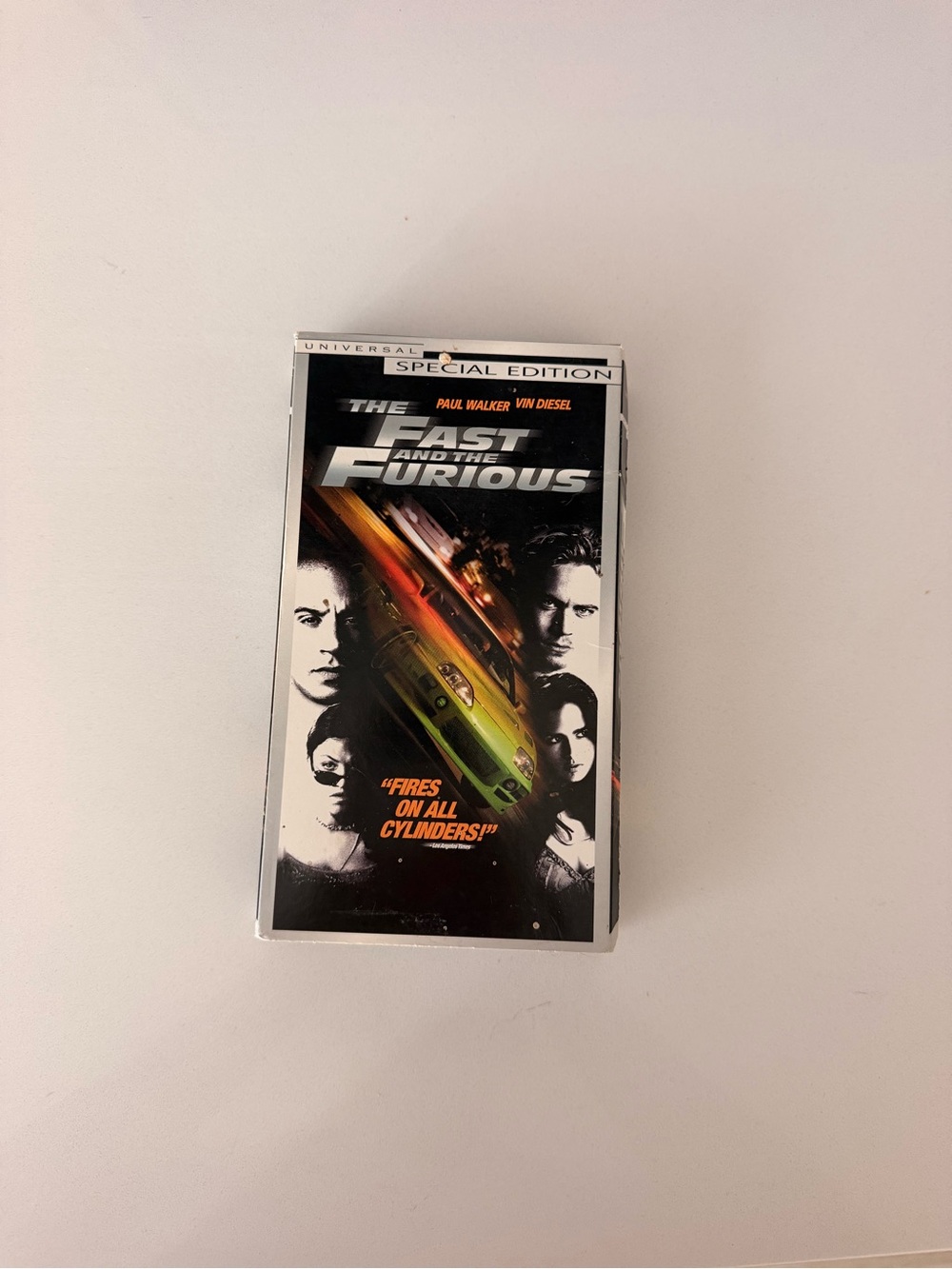 The Fast and the Furious Special Edition VHS - Black & Green Cover